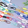 Etiqueta Tejida de Doble Capa Bloqueo de Color Cordón para Teléfono Etiqueta de Cuerda Colorida Colgante Cordón para Unidad USB Colgante Pequeño Antiperdida para Teléfono