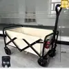 Carrinho dobrável para acampamento ao ar livre, Carrinho utilitário dobrável plano para acampamento, piquenique, praia, jardim, transporte