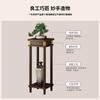Sala de estar Andar de pé Flor rack Familiar Flower Pot Bracket Não sólido Ornamentos de madeira rack Novo estilo chinês Flower Table Plant Rack