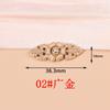 Botón Placa Metálica Hebilla Dinastía Han Botón Suegra Estilo Chino Retro Accesorios de Disfraz Cheongsam Botón Pantalones Cintura Artefacto