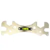 Nivelador de Chuveiro Chave Hexagonal Parafuso Curvo Espesso Aço Inoxidável Régua de Nível Peças de Reparo para Banheiro Instalação