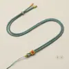 Lanyard para collar con colgante de jade ágata dorado cuerda para collar cuerda lanyard tejido a mano venta al por mayor
