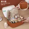 Bolsa de Cosméticos para Novos Produtos Transfronteiriça, Bolsa de Higiene Pessoal com Compartimentos de Grande Capacidade, Bolsa de Armazenamento de Cosméticos Multifuncional de Alta Qualidade