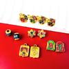 Colgante Antiguo Fa Shajin Tíbet Zakiram Colgante Proverbios de Seis Caracteres diy Abalorios Juego Literario Retro Accesorios de Pulsera