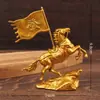 Adornos Shajin Adornos de Aleación Adornos de Artesanía Creativa Adornos Pequeños Adornos de Aleación Dios de la Riqueza Adornos de Guan Gong