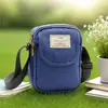 Bolsa de Ombro de Nylon Simples Nova Moda Europeia e Americana Bolsa Transversal para Celular de Tela Grande para Meninas Venda por Atacado