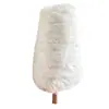 Rueda de tela blanca de 2 pulgadas con mango de acero inoxidable para pulir espejos de joyería rueda de tela de algodón encerado rueda de tela de terciopelo cilíndrica cónica venta al por mayor