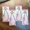 Corrente para Celular de Tulipa Chaveiro de Contas Pingente de Flor para Bolsa Acessórios para Capa de Celular Pequenos Presentes para Meninas Venda por Atacado