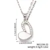 MOXI joyería nuevo caliente estilo INS dulce lindo amor micro incrustación colgante collar lujo ligero nicho al por mayor