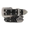 Cinturón de diamantes de imitación transfronterizo europeo y americano para mujer, corona con incrustaciones de diamantes de imitación, joyería de hip-hop, moda punk, vaqueros Baita
