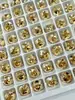 Color Maillard K9 Color Champagne Fondo Puntiagudo Diamante Joyería para Uñas Super Brillante Cuadrado Grueso Gota de Agua Pequeño y Mediano Diamante para Uñas al por Mayor