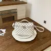 Bolso Transfronterizo de Lunares Sencillo para Mujer 2026 Verano Nuevo Estilo Bolso Cuadrado Pequeño en Forma de Caja Versátil Bolso de Hombro Cruzado