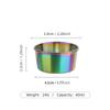 Taza para Salsa con Tapa Acero Inoxidable 304 Taza para Salsa para Mojar con Tapa de Silicona Sellada a Prueba de Fugas Taza para Salsa Fresca Plato para Condimentos