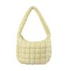 Cross-border textura grande capacidade mulheres all-match shoulder bag crossbody nuvem plissado bolinho saco design sentido saco axilar algodão