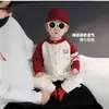 Ropa para Bebé Recién Nacido, Suéteres Tejidos de una Pieza para Primavera y Otoño, Ropa de Otoño para Bebé a la Moda para Salir, Ropa para Gatear de Manga Larga Estilo Coreano