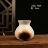 Decoración de emplatado de sashimi taza con hielo seco olla pequeña platos de sushi tazón pequeño plato de sashimi de mariscos decoración taza de cerámica cocina japonesa botella pequeña