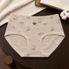 Roupa íntima macia para meninas, 100% algodão, antibacteriana, com entreperna estendida, cobre o quadril, estampa floral, cueca boxer pequena para meninas