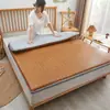 Colchón de doble uso para invierno y verano, cojín suave para dormitorios de estudiantes, colchón plegable, tatami engrosado, tapete refrescante de ratán de hielo, protector de colchón