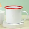 Taza de Esmalte Patrón de Logo Personalizado Impresión Foto Taza de Agua Niños Jardín de Infancia Autorretrato Hierro Engrosado Olla de Té Personalizada