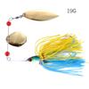 Hengjia borla tipo hombre barbudo caliente ruido giratorio lentejuela señuelo falso cebo reflectante compuesto pesca deportiva estrictamente seleccionado