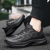 Sapatos Masculinos de Cabeça Larga e Sola Larga Tênis Leves para Corrida Malha Fina Respirável Sapatos Esportivos Mais Vendidos Confortáveis Unissex Sapatos Esportivos para Exterior