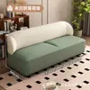 Sofá moderno minimalista de cuero resistente a los arañazos de gato para apartamentos pequeños y casas de alquiler, disponible en opciones de dos y tres plazas, duradero y fácil de limpiar, sofá de líneas rectas