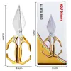 Tijeras Potentes de Cabeza Grande Modelo Nuevo Sk5 Transfronterizas para Cocina Casera, Tijeras de Acero Inoxidable Multi-Funcionales de Aleación de Aluminio para Cortar Huesos de Pollo y Pato
