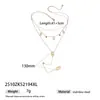 Collar de Acero de Titanio con Colgante de Nariz de Cerdo Circonita Anillo con Forma de Flor Set Versátil Regalo del Día de la Madre