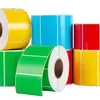 Papel Sintético Termosensible Autoadhesivo de Cinco Pruebas de Colores Impermeable y Resistente al Desgarro 60X40 40X30 70 80 Rojo Amarillo Azul Verde