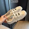 Zapatos de entrenamiento alemanes estilo ballet de cuero para mujer, zapatillas casuales de malla transpirable para verano, zapatos Mary Jane, zapatos planos