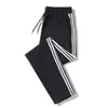 Conjunto de Casal Novo da Primavera e Outono 2023 Transfronteiriço Três Listras Moda Coreana Casual Esportivo Slim Conjunto de Duas Peças para Homens