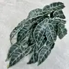 Hojas de calathea de hoja angular artificiales para colgar en la pared transfronterizas, plantas de pared, accesorios de hojas verdes, decoración del hogar diseño floral