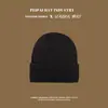 Chapéu de Lã Tricotado de Cor Sólida Feminino para Outono e Inverno, Chapéu Simples Versátil que Protege as Orelhas, Pequeno Turbante que Afina o Rosto, Chapéu Frio Estilo Japonês