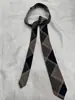 Oferta Especial Bufanda Triangular de Encaje con Cinta para Primavera y Otoño para Mujer, Modelo Versátil Estilo Coreano, Rebaja Bufanda Larga de Tira Pequeña