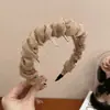 Super Fada Tiara Plissada Bolha para Mulheres com Topo Cranial Alto, Elegante Suave, Novo 2025 Acessível Luxo Francês Tiara Pente para Cabelo