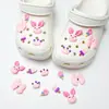 Acessórios de decoração de sapatos DIY para Crocs, fivelas decorativas fofas de pelúcia 3D de desenhos animados, leão e gato do zoológico para a superfície do sapato
