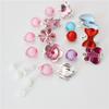 Clip para Oreja para Niños Sin Agujeros en la Oreja Diamante de Color Colgantes de Cuentas Aretes de Borla Aretes Decorativos para Niñas Un Precio Empaque Separado