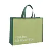 Sacola de Presente Personalizada Laminada Não Tecida para Loja de Roupas Sacola de Compras Sacola com Logo Impermeável Ecológica Bolsa de Mão