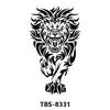 Tbs Cross-Border se especializa en Pegatinas de Tatuaje de Animales en Blanco y Negro y Florales Coloridos para Medio Brazo, Unisex, Estilo Europeo y Americano