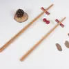 Atacado Faia anti-queimadura alongado hashi para chafing dish hashi para fritar hashi para macarrão hashi de aço inoxidável 304 40cm