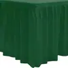 Saia de Mesa Retangular Descartável Toalha de Mesa Plástica PE à Prova de Óleo Decoração de Festa Casamento Mesa de Sobremesas Festa de Aniversário Suprimentos