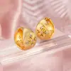 Nuevos Pendientes de Flor de Cruz de Gota de Agua de Zirconia para Mujer Estilo Retro Francés Diseño Calado Cepillado Pendientes Versátiles Elegantes Sexy