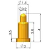 Dedal de antena conector STM para placa de pruebas de soldadura sonda de prueba dedal de resorte contacto de carga parche de PCB conexión pogopin