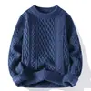 Venta caliente transfronteriza, popular en stock, nuevo suéter casual de cuello redondo para otoño e invierno, prenda de punto base, suéter holgado de talla grande