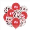 Conjunto de globos transparentes con lentejuelas y confeti de Amazon transfronterizos, decoración para bodas, suministros para fiestas de cumpleaños