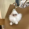 Suministro Transfronterizo de Llaveros de Peluche de Zorro, Nuevos Colgantes Lindos para Mochilas de Bebés y Estudiantes, Adornos Lindos de Muñeca Durmiendo