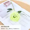 Flor Artificial de Rosa Individual con Tela de Terciopelo para Bodas, Día de San Valentín, Tacto Realista, Flor Artificial para Decoración de Escenas del Hogar, Mayoreo