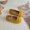Nuevos Zapatos Casuales Bajos Versátiles para Niños Primavera/Otoño 2026 Decoración de Moño Suela Suave Antideslizante Zapatos Planos de Uso Diario para Niñas