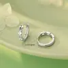 Plata de Ley S999 Aguja de Plata Trébol de Cuatro Hojas de la Suerte Tapones para Pendientes Exquisitos Lujo Ligero Nicho Suave Fresco Moda Pendientes Dropshipping