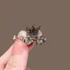 Nuevo Clip para Flequillo Pequeño con Pedrería Estilo Coreano Flor de Perla de Cristal Lazo Lateral Elegante Clip para el Cabello Accesorios para el Cabello Lote